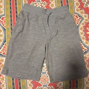 lululemon athletica Men's Heathered Gray Athletic Shorts